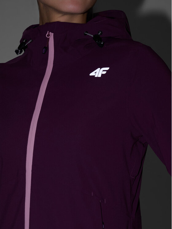 4F 4F Kurtka zimowa 4FWAW26TTJAF1159-53S Różowy ciemny Active Fit
