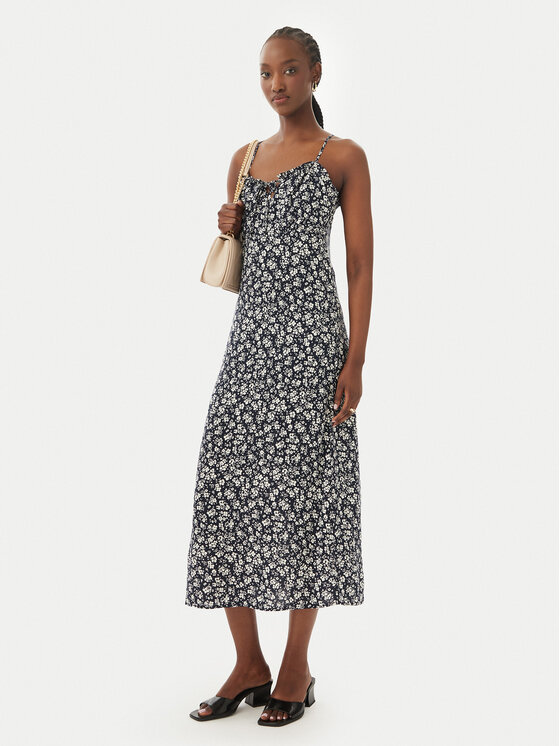 ONLY ONLY Sommerkleid Nelly 15322844 Dunkelblau Regular Fit