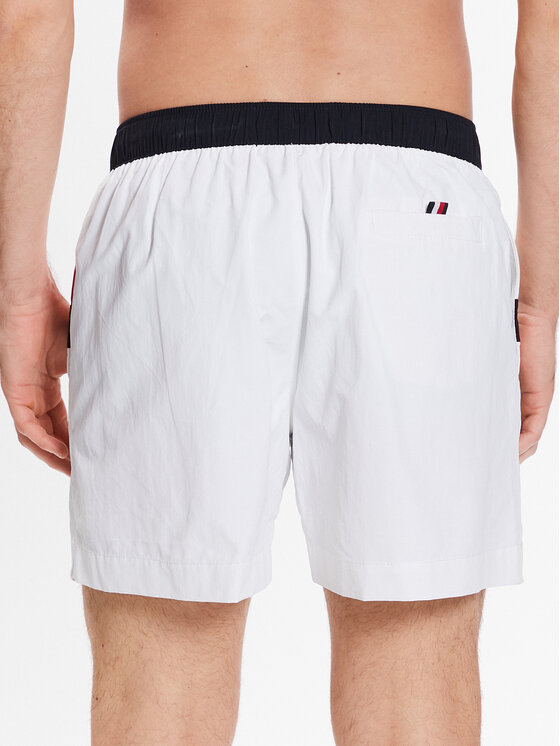 Tommy Hilfiger Tommy Hilfiger Badeshorts UM0UM02744 Weiß Regular Fit