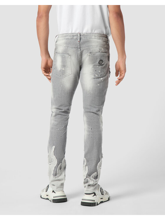 PHILIPP PLEIN PHILIPP PLEIN Jeans 21115 Grigio Skinny Fit