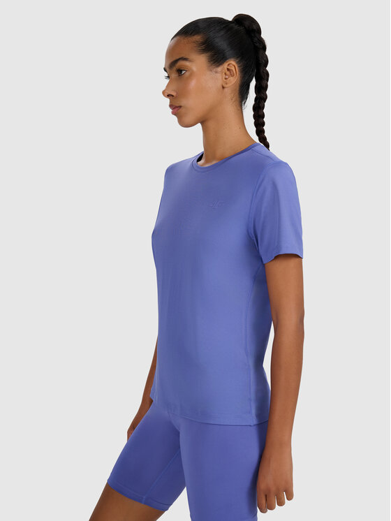 4F 4F Koszulka techniczna MULTI ACTIVE Granatowy Regular Fit