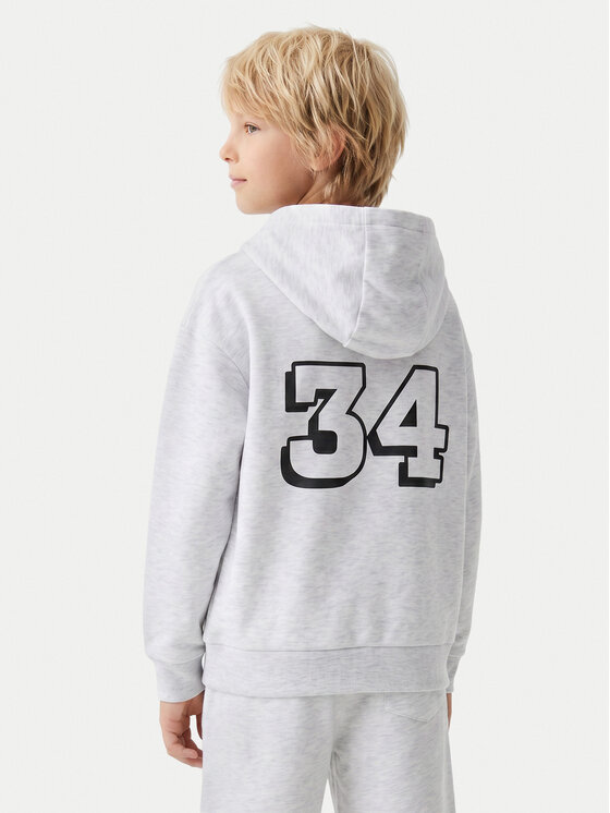 SHAQ SHAQ Світшот W126-SQBSS-1004-40M Сірий Regular Fit