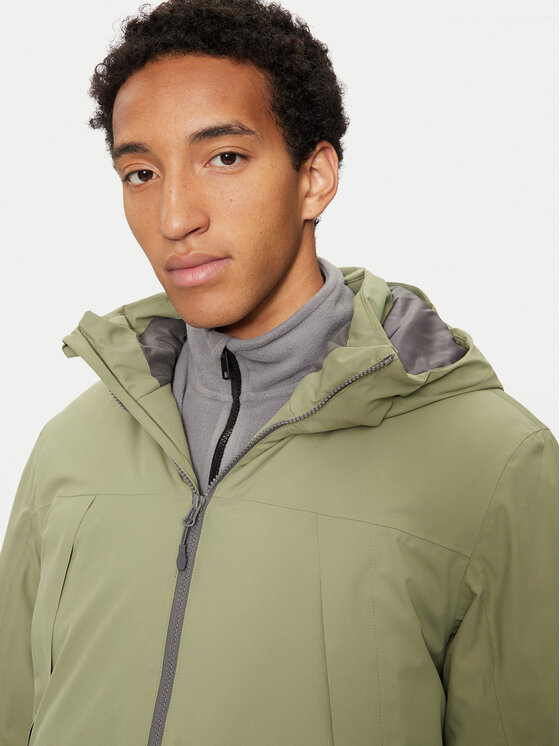 4F 4F Outdoor striukė 4FWAW24TTJAM563 Chaki Regular Fit