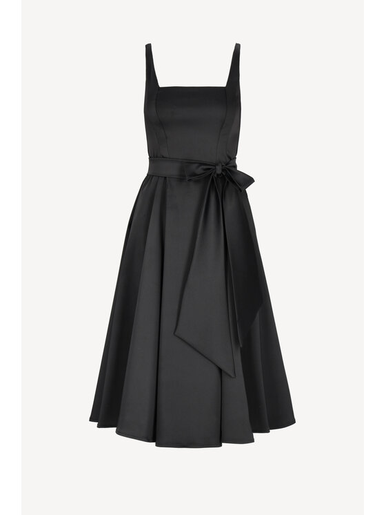 Castellani Castellani Sukienka codzienna Audrey Czarny Regular Fit