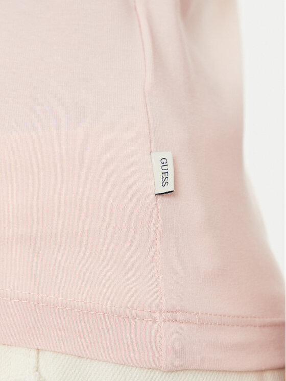 Guess Jeans Guess Jeans T-shirt W4YI02 J1314 Rosa Slim Fit