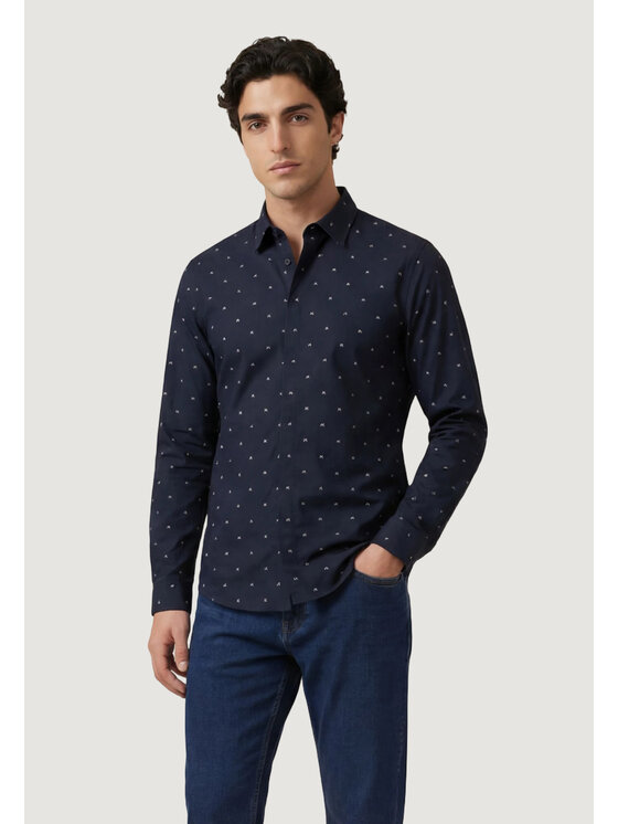 Armani Exchange Armani Exchange Camicia XM000625 AF13184 Blu Casual Fit