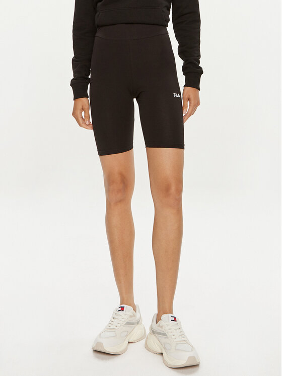 Fila Cyklistické šortky FAW0455 Čierna Slim Fit