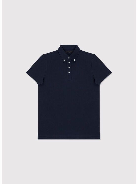 Pako Lorente Pako Lorente Polo P26SF-TX-013 Granatowy Classic Fit