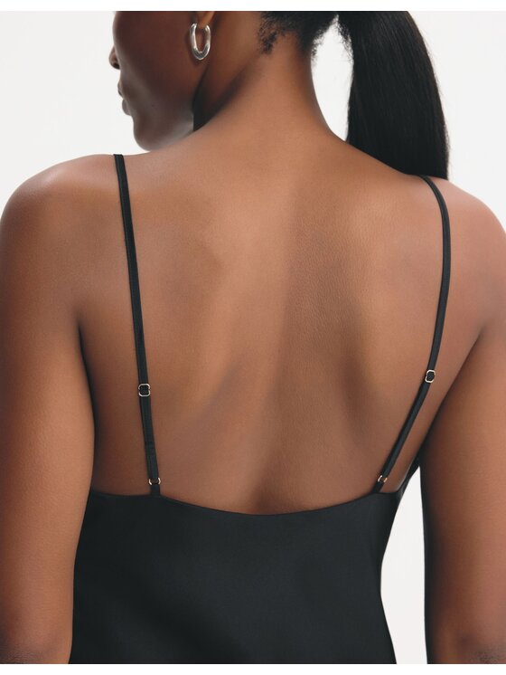Esotiq Esotiq Koszula nocna 46078 Czarny Regular Fit