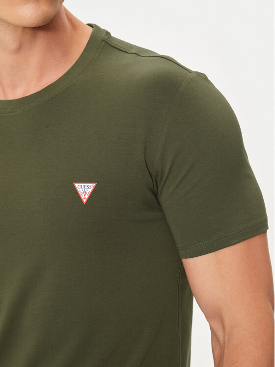 Guess Guess T-särk M2YI24 J1314 Roheline Slim Fit