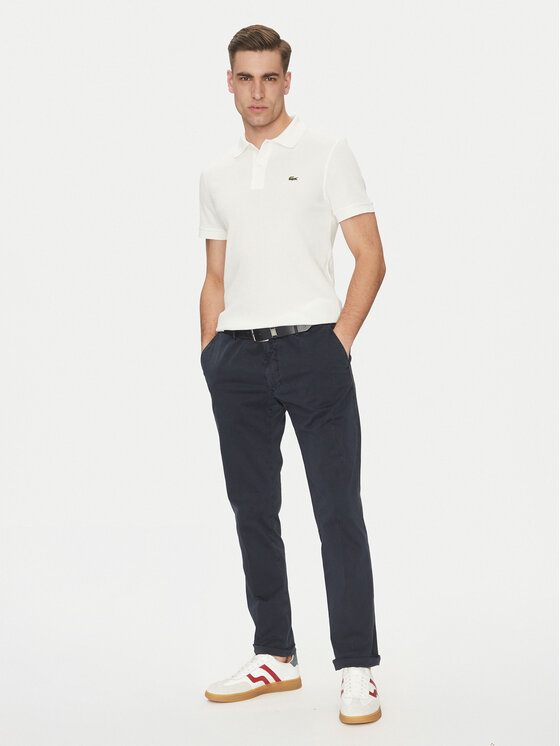 Lacoste Lacoste Polo marškinėliai DH0262 Écru Regular Fit