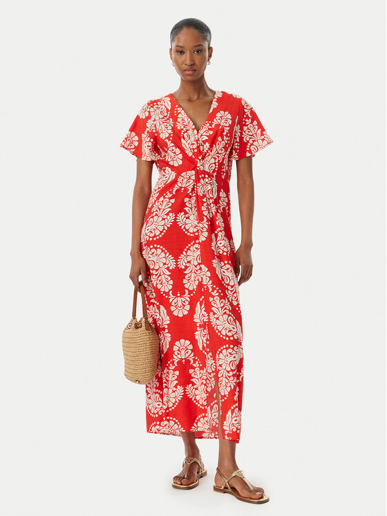 LOLA CASADEMUNT LOLA CASADEMUNT Sommerkleid LS2616137 Hellrot Regular Fit