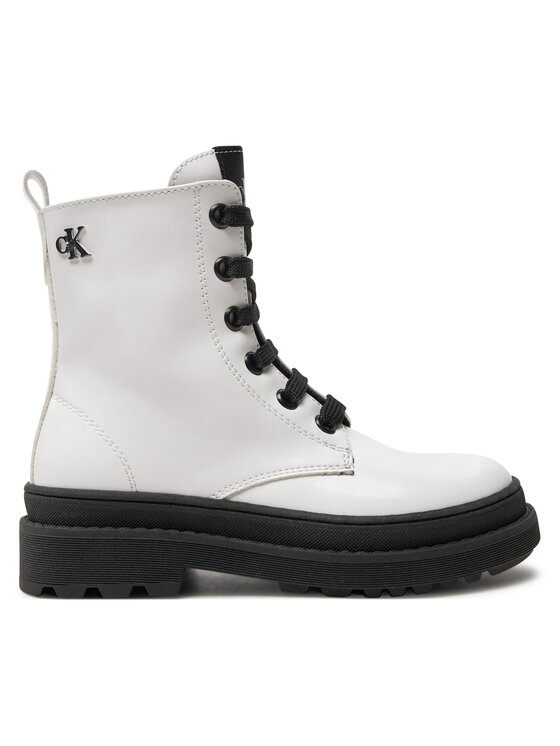 Calvin Klein Jeans Outdoorová obuv Lace-Up Bootie V4A5-81031-1453 M Biela