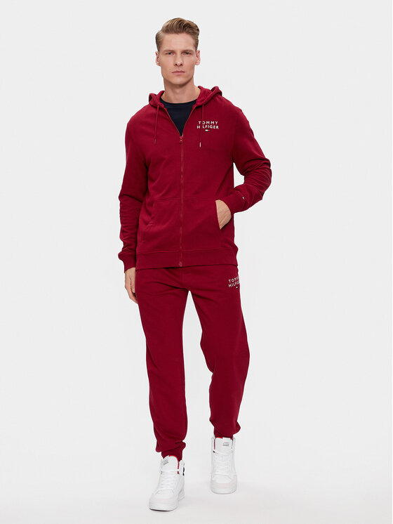 Tommy Hilfiger Tommy Hilfiger Pulóver UM0UM03133 Piros Regular Fit