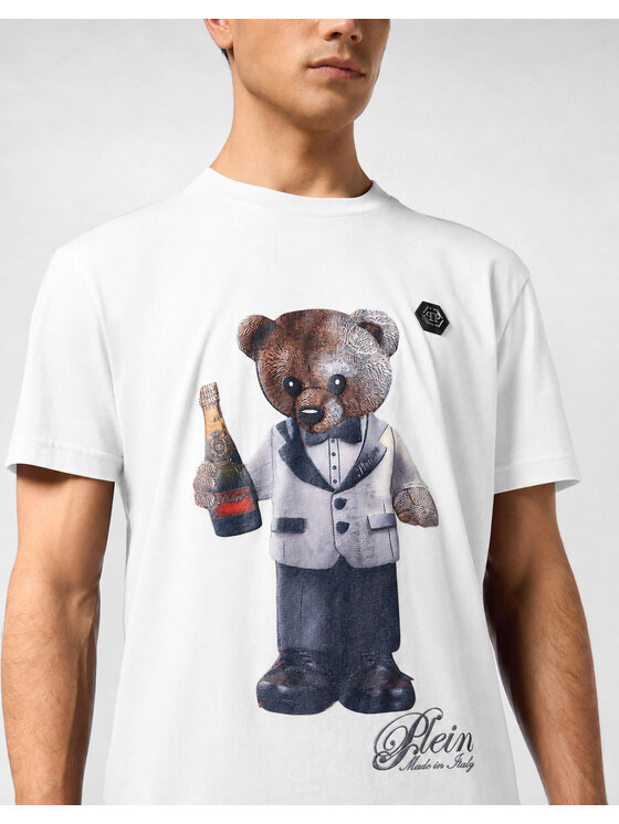PHILIPP PLEIN PHILIPP PLEIN T-Shirt 27135 Biały Regular Fit