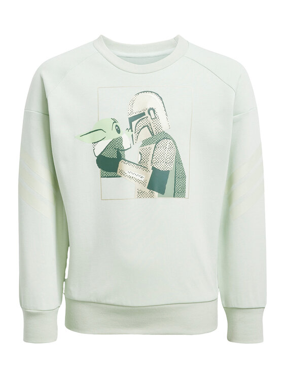 adidas adidas Dres Star Wars The Mandalorian™ JF3651 Zielony Regular Fit