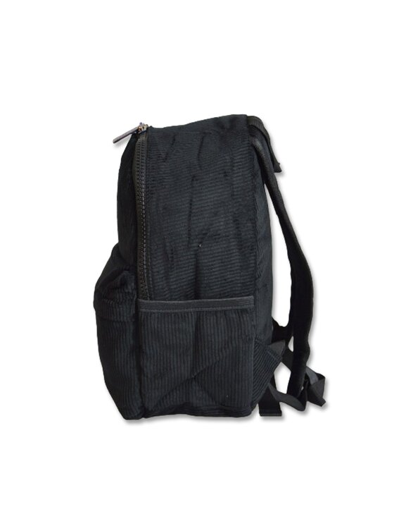 Jordana Jordana Plecak Szkolny Corduroy Girls Mini Backpack Czarny