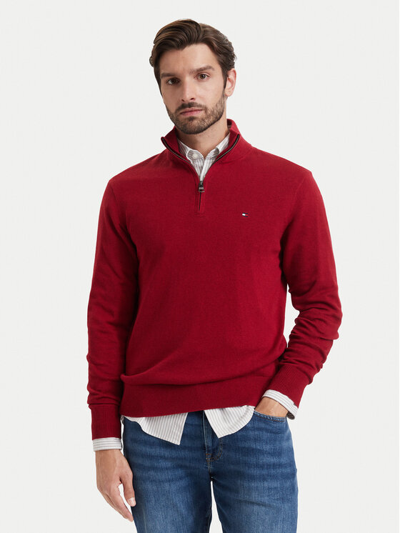 Tommy Hilfiger Tommy Hilfiger Džemper MW0MW28049 Crvena Regular Fit