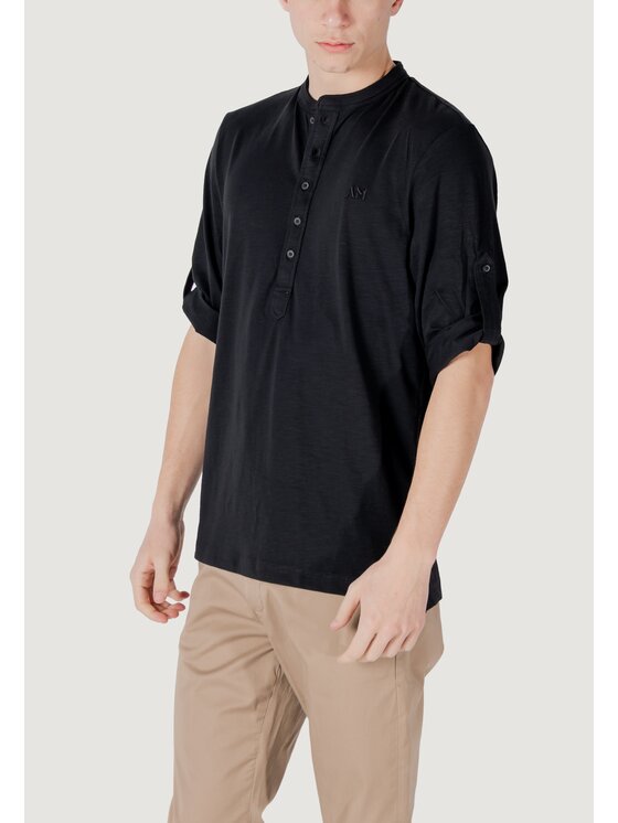 Antony Morato Antony Morato T-shirt REGULAR FIT WITH EMBROIDERED LOGO Nero Regular Fit
