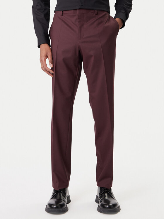 HUGO HUGO Obleka Henry/Getlin 232X 50547345 Rjava Slim Fit