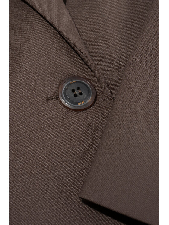 BENU BENU Marynarka AW25 Brązowy Regular Fit