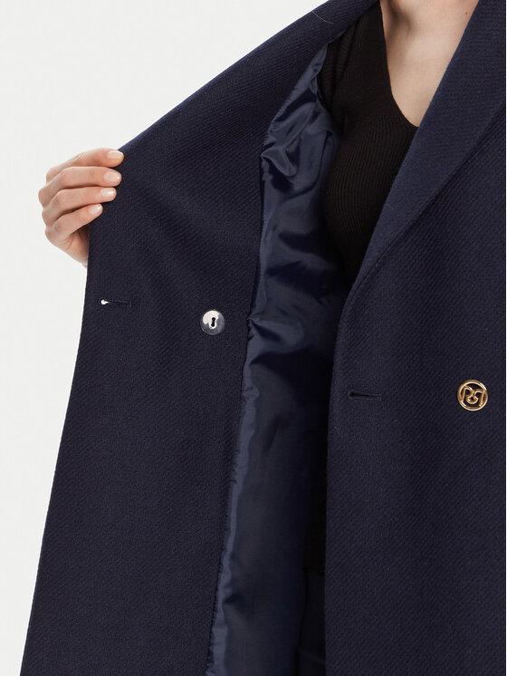 Rinascimento Rinascimento Wollmantel CFC0126218003 Dunkelblau Regular Fit