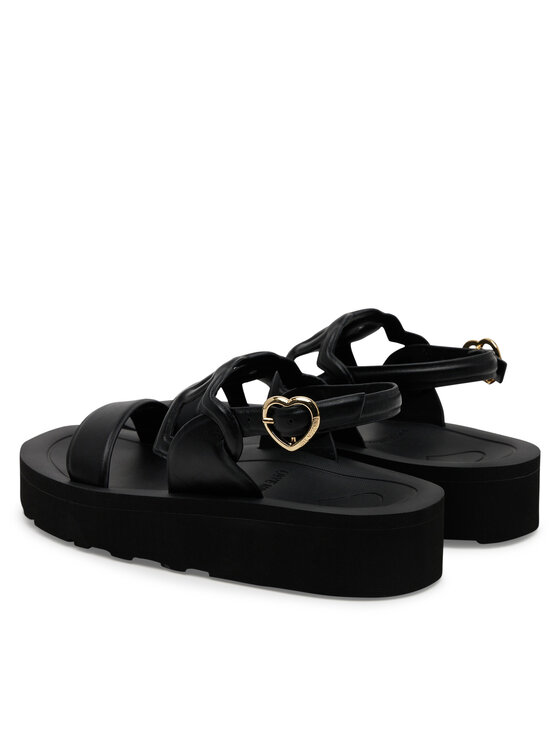 LOVE MOSCHINO LOVE MOSCHINO Sandali JA16054I1MIA0000 Črna
