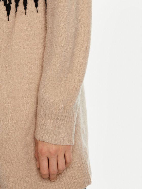 Brave Soul Brave Soul Strickjacke LKC-555FAROEA Beige Regular Fit