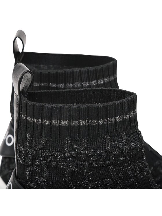 Liu Jo Liu Jo Tenisice Sneaker Sock BA3083 TX262 Crna