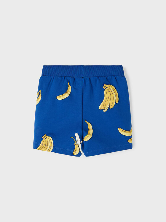 NAME IT NAME IT Šortky z materiálu 13215207 Modrá Regular Fit
