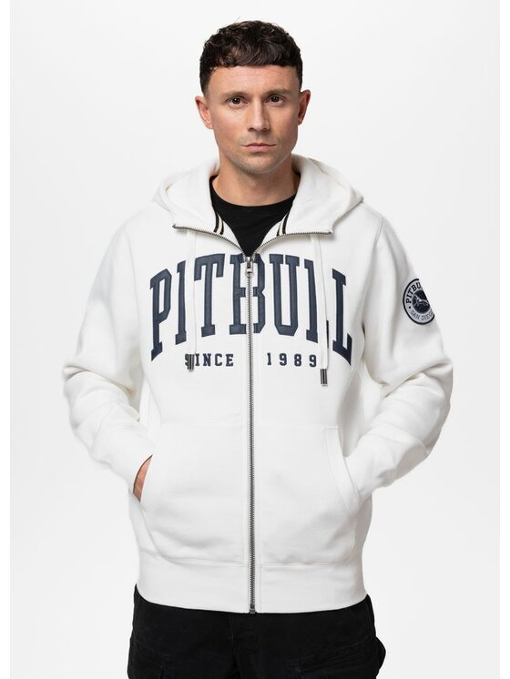 PITBULL PITBULL Bluza NORTON Biały Regular Fit