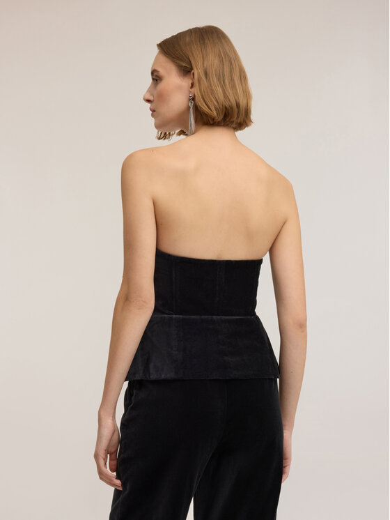 Motivi Motivi Top D003Q000508N033 Nero Slim Fit