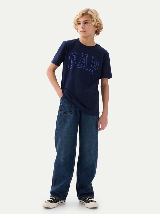 Gap Gap T-Shirt 885753 Granatowy Regular Fit