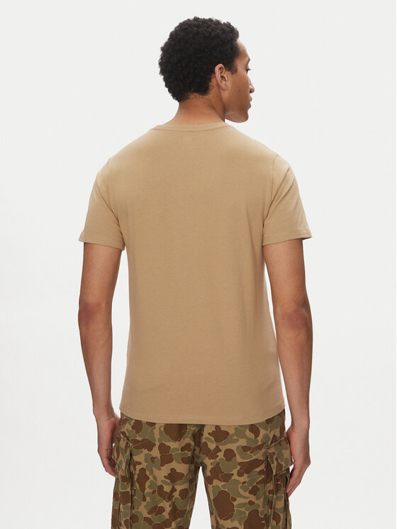 Levi's® Levi's® Tričko Original Housemark 56605-0261 Béžová Standard Fit
