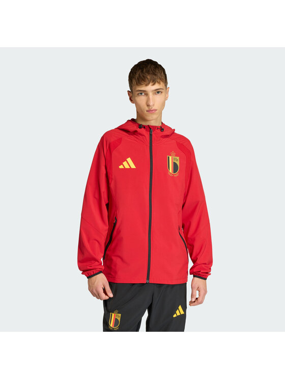 adidas adidas Wiatrówka Belgia Tiro Czerwony Slim Fit