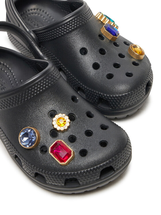 Crocs Crocs Παντόφλες Classic Jewel Clog K 210716 Μαύρο