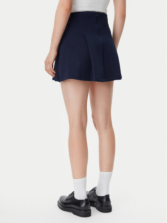 Tommy Jeans Tommy Jeans Mini sukňa Badge DW0DW20268 Tmavomodrá Regular Fit