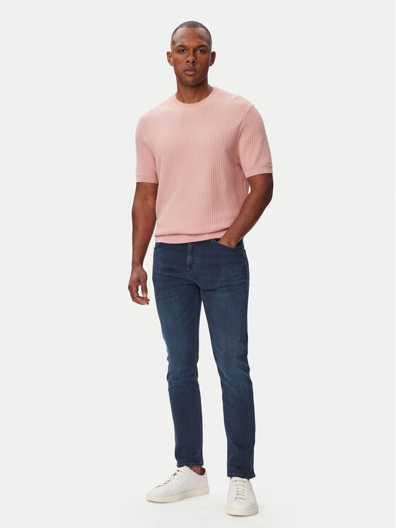 BOSS BOSS Džínsy P-Delaware 50566914 Tmavomodrá Slim Fit