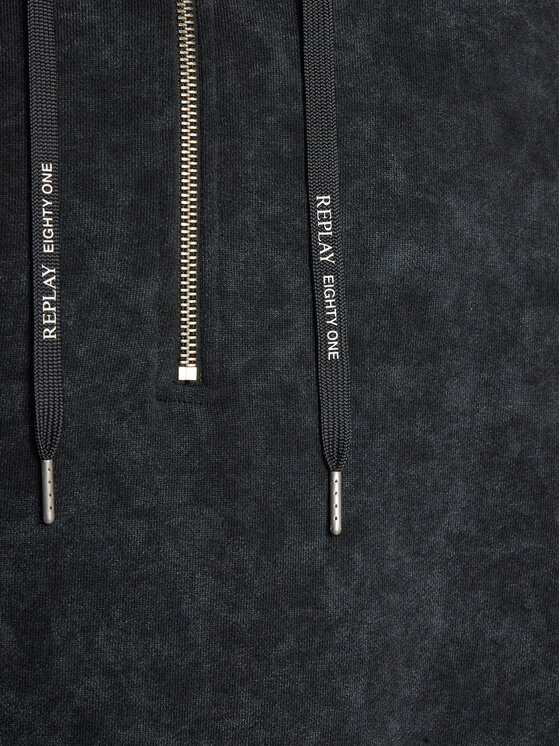 REPLAY Replay Pulóver M6829.000.23688M Fekete Regular Fit