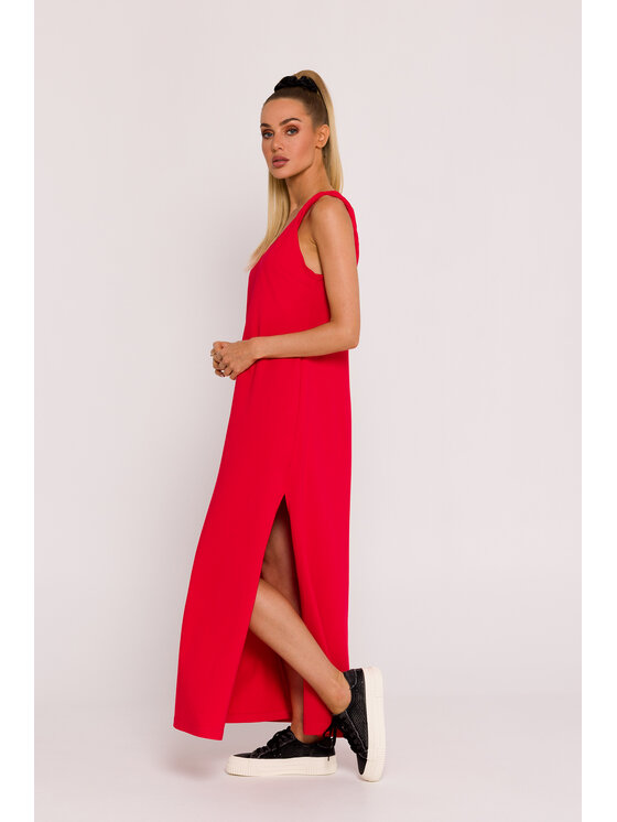 Made of Emotion Made of Emotion Vestito estivo M791 Rosso Generous Fit