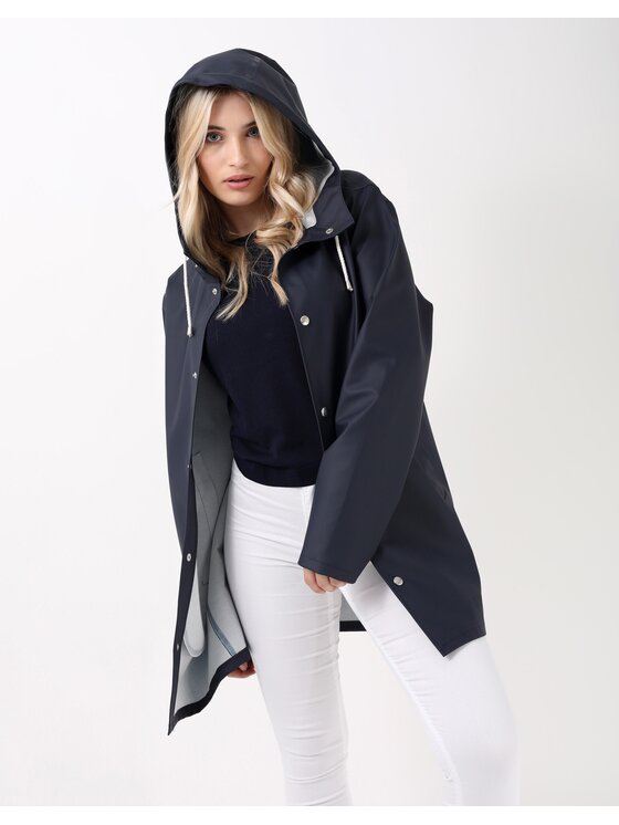 VANNSKJOLD VANNSKJOLD Kurtka przeciwdeszczowa ELEGANCE Granatowy Classic Fit