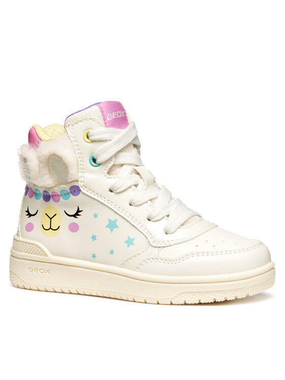Geox Geox Sneakersy J Washiba J56HXE 0BCKN C1M0G M Bílá
