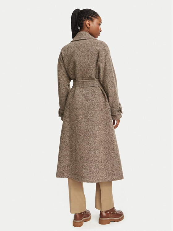 Weekend Max Mara Weekend Max Mara Vlnený kabát Tema 2625016042 Hnedá Regular Fit