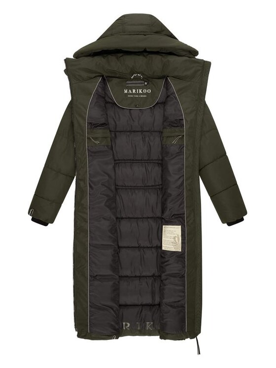 Marikoo Marikoo Kurtka zimowa Nadeshikoo Zielony Casual Fit