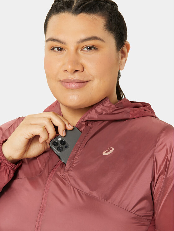 Asics Asics Яке за джогинг Nagino Packable Run 2012C849 Червен Ahletic Fit