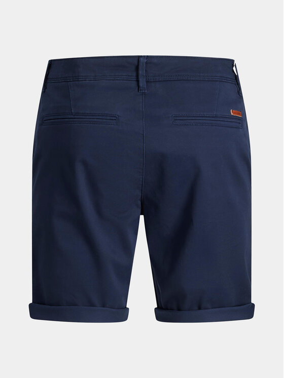 Jack & Jones Jack & Jones Pantalon scurți din material Bowie 12165604 Bleumarin Regular Fit