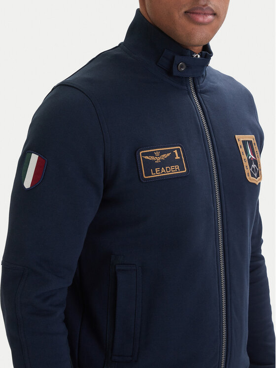 Aeronautica Militare Aeronautica Militare Bluză 261FE2102UF00679 Bleumarin Regular Fit