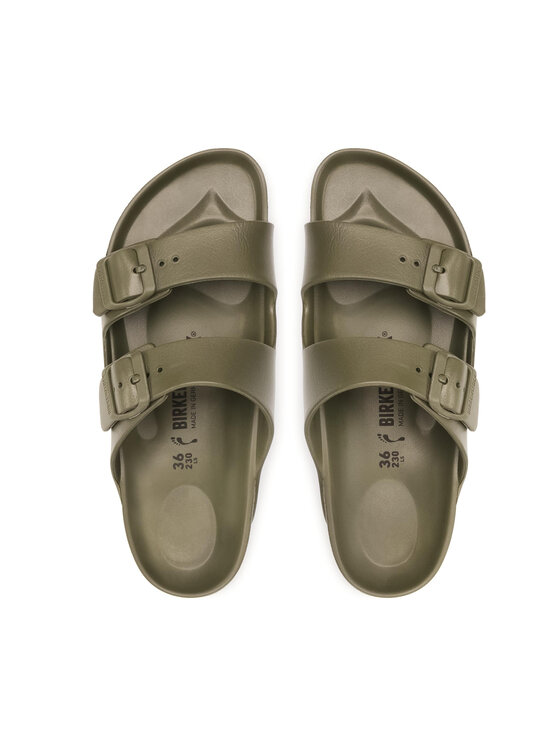 Birkenstock Pantoletten Arizona Eva 1019152 Grun Modivo