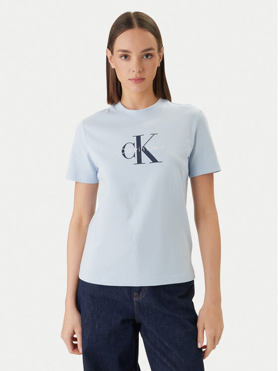 Calvin Klein Jeans Tricou LV047B865G Albastru Regular Fit