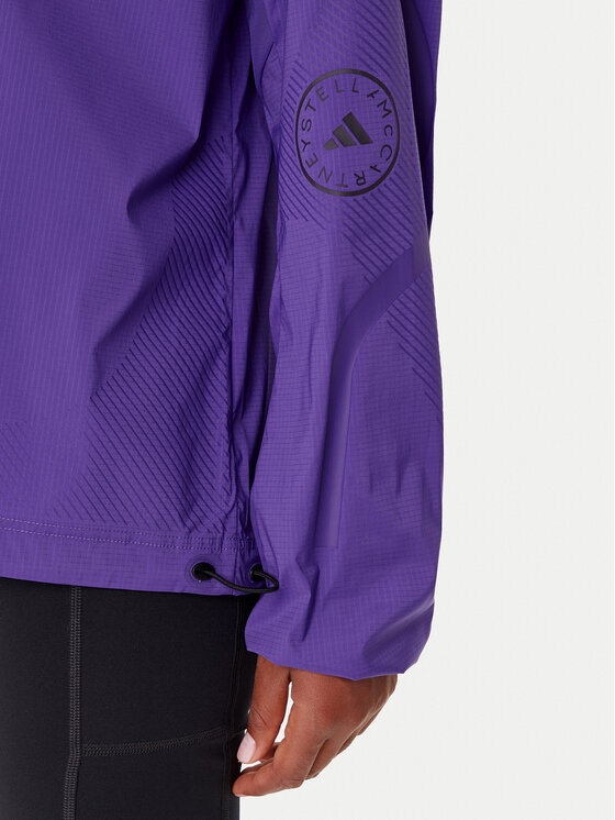 adidas by Stella McCartney adidas by Stella McCartney Geacă pentru alergare Running JX9082 Violet Regular Fit